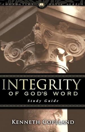 Bild des Verkufers fr Integrity of God\ s Word Study Guide zum Verkauf von moluna