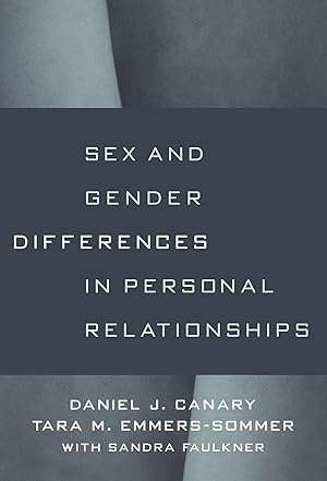 Imagen del vendedor de Sex and Gender Differences in Personal Relationships a la venta por moluna