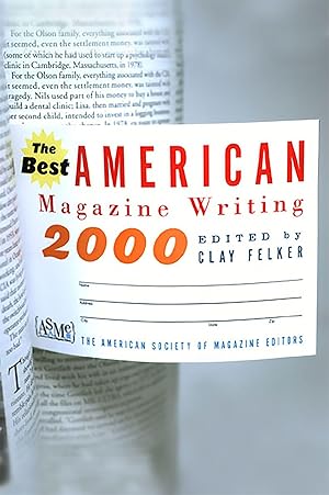 Seller image for Best American Magazine Writing 2000 for sale by moluna