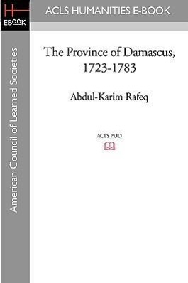 Immagine del venditore per The Province of Damascus, 1723-1783 venduto da moluna