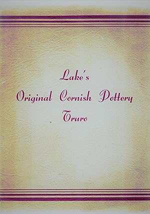 Lake's Original Cornish Pottery Truro.