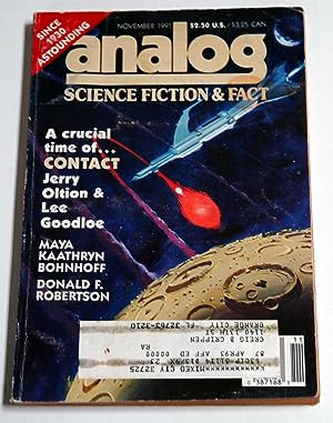 Image du vendeur pour Analog Science Fact & Fiction November 1991 (Nov.) mis en vente par Preferred Books