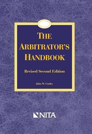 Immagine del venditore per ARBITRATORS HANDBK REV/E 2/E venduto da moluna