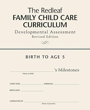 Bild des Verkufers fr The Redleaf Family Child Care Curriculum Developmental Assessment [10-Pack] zum Verkauf von moluna