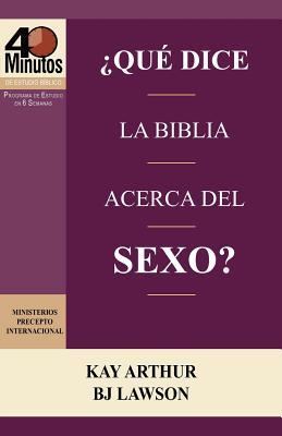 Bild des Verkufers fr Que Dice La Biblia Acerca del Sexo? / What Does the Bible Say about Sex? (40 Minute Bible Studies) zum Verkauf von moluna