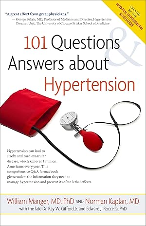 Imagen del vendedor de 101 Questions and Answers about Hypertension a la venta por moluna