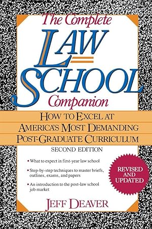 Bild des Verkufers fr The Complete Law School Companion: How to Excel at America\ s Most Demanding Post-Graduate Curriculum zum Verkauf von moluna