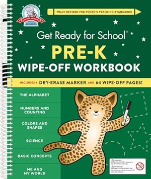 Seller image for Get Ready for School: Pre-K Wipe-Off Workbook by Stella, Heather [Spiral-bound ] for sale by booksXpress