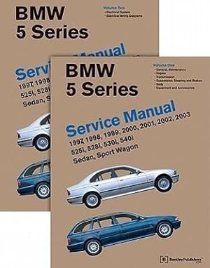Bild des Verkufers fr BMW 5 Series 2 Vol (E39 Service Manual: 1997, 1998, 1999, 2000, 2001, 2002, 2003: 525i, 528i, 530i, 540i, Sedan, Sport Wagon zum Verkauf von moluna