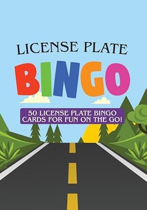 Seller image for License Plate Bingo: 50 License Plate Bingo Cards for Fun on the Go! for sale by moluna