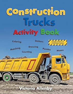 Bild des Verkufers fr Construction Trucks Activity Book zum Verkauf von moluna