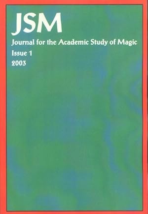 Seller image for Butler, A: Journal for the Academic Study of Magic, Issue 1 for sale by moluna