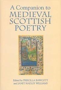 Bild des Verkufers fr A Companion to Medieval Scottish Poetry zum Verkauf von moluna