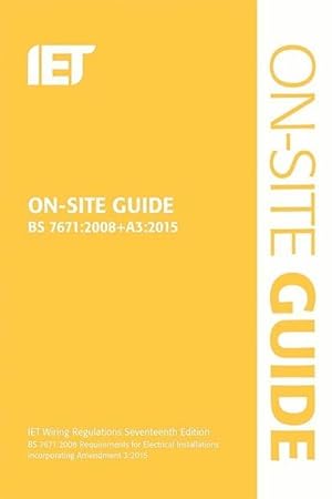Bild des Verkufers fr On-Site Guide (Bs 7671:2008+a3:2015) zum Verkauf von moluna
