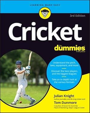 Image du vendeur pour Cricket For Dummies by Knight, Julian, Dunmore, Tom [Paperback ] mis en vente par booksXpress