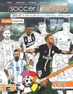 Bild des Verkufers fr Soccer World All Stars 2020-21: La Liga Legends edition: The Ultimate Futbol Coloring, Activity and Stats Book for Adults and Kids zum Verkauf von moluna