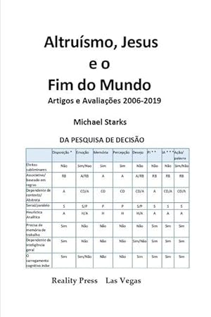 Bild des Verkufers fr Altrusmo, Jesus e o Fim do Mundo: Artigos e Avaliaes 2006-2019 zum Verkauf von moluna