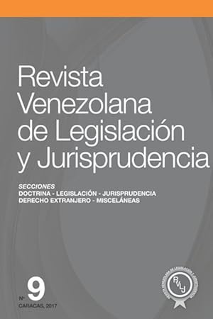 Seller image for Revista Venezolana de Legislacin Y Jurisprudencia N 9 for sale by moluna
