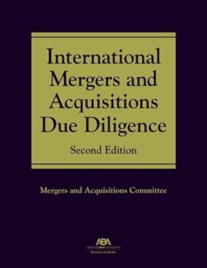 Seller image for International M&A Due Diligence, Second Edition by Mergers and Acquisitions Committee [Paperback ] for sale by booksXpress