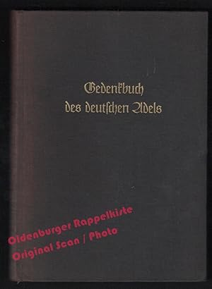 Seller image for Gedenkbuch des deutschen Adels: aus dem deutschen Adelsarchiv Bd 3 (1967) - Schmettow, Matthias Graf v. (Hrsg) for sale by Oldenburger Rappelkiste