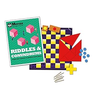 Seller image for Mensa Riddles & Conundrums Pack: Games and Puzzles to Sharpen Your Skills by Allen, Robert [Paperback ] for sale by booksXpress