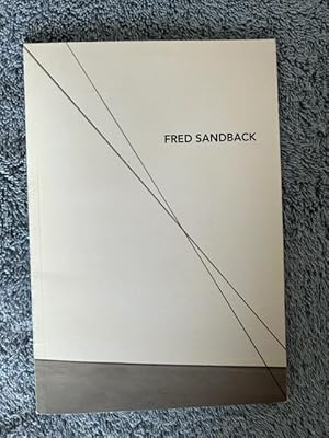 Bild des Verkufers fr Fred Sandback zum Verkauf von Tiber Books