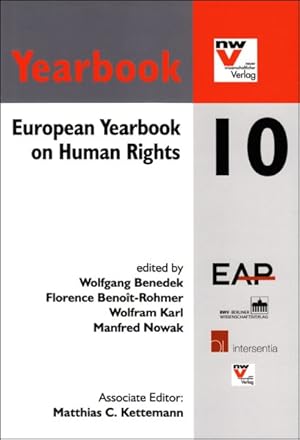 Bild des Verkufers fr European Yearbook on Human Rights 10 zum Verkauf von GreatBookPrices