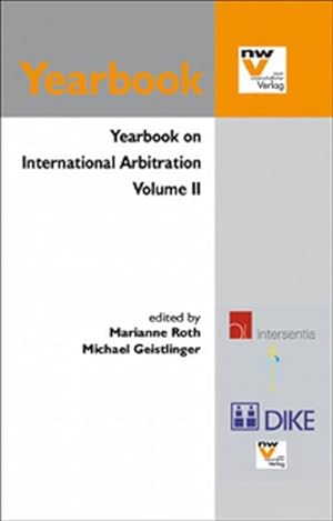 Immagine del venditore per Yearbook on International Arbitration venduto da GreatBookPrices