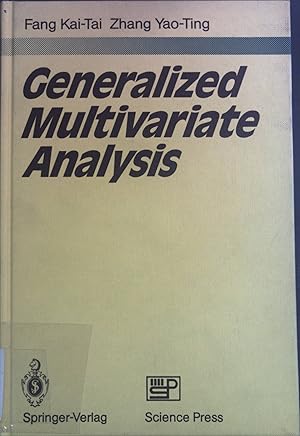 Bild des Verkufers fr Generalized Multivariate Analysis. zum Verkauf von books4less (Versandantiquariat Petra Gros GmbH & Co. KG)