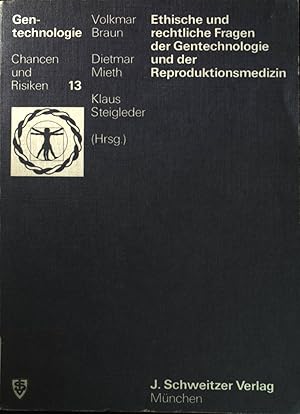 Seller image for Ethische und rechtliche Fragen der Gentechnologie und der Reproduktionsmedizin : Dokumentation e. Symposiums d. Landesregierung Baden-Wrttemberg u.d. Stifterverb. fr d. Dt. Wiss. in Verbindung mit d. Univ. Tbingen vom 1. - 4. September 1986 in Tbingen. Gentechnologie ; 13 for sale by books4less (Versandantiquariat Petra Gros GmbH & Co. KG)