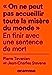 Bild des Verkufers fr On ne peut pas accueillir toute la misère du monde" - En finir avec une sentence de mort [FRENCH LANGUAGE - Soft Cover ] zum Verkauf von booksXpress