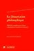 Bild des Verkufers fr La Dissertation Philosophique: Methode Complete Pour Classes Preparatoires, Examens Et Concours (Dictionnaires Et Syntheses, 22) (French Edition) [FRENCH LANGUAGE - Hardcover ] zum Verkauf von booksXpress