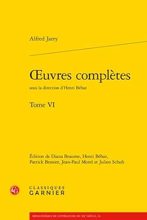 Seller image for Oeuvres Completes (6) (Bibliotheque De Litterature Du Xxe Siecle, 33) (French Edition) [FRENCH LANGUAGE - Soft Cover ] for sale by booksXpress