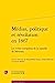 Seller image for Medias, Politique Et Revolution En 1867: Les Echos Europeens De La Bataille De Mentana (Les Mediterranees, 16) (French Edition) [FRENCH LANGUAGE - Paperback ] for sale by booksXpress