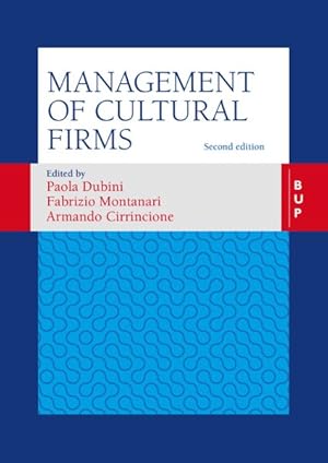 Seller image for Management of Cultural Firms for sale by GreatBookPrices