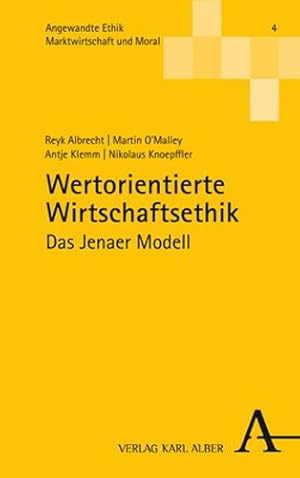Imagen del vendedor de Wertorientierte Wirtschaftsethik: Das Jenaer Modell (German Edition) [Soft Cover ] a la venta por booksXpress