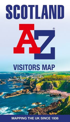 Bild des Verkufers fr Scotland A-Z Visitors Map by HarperCollins UK [Map ] zum Verkauf von booksXpress
