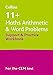 Seller image for Collins 11+ " 11+ Maths Arithmetic and Word Problems Support and Practice Workbook: For the CEM 2021 tests [Soft Cover ] for sale by booksXpress