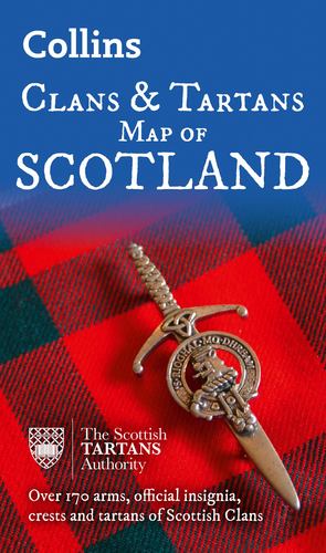 Seller image for Collins Scotland Clans and Tartans Map: Over 170 arms, official insignia, crests and tartans of Scottish Clans by Collins Maps [Map ] for sale by booksXpress