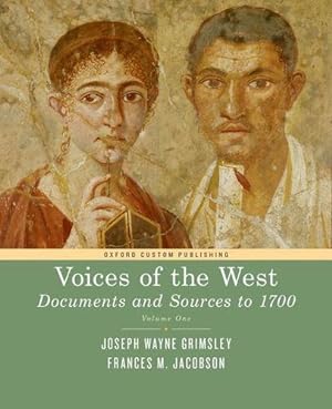Immagine del venditore per Voices of the West Volume One: To 1750 by Jacobson [Paperback ] venduto da booksXpress