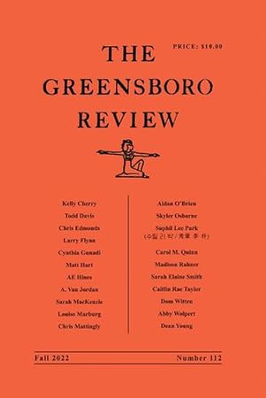 Seller image for The Greensboro Review: Number 112, Fall 2022 [Paperback ] for sale by booksXpress