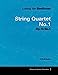 Bild des Verkufers fr Ludwig Van Beethoven - String Quartet No. 1 - Op. 18/No. 1 - A Full Score: With a Biography by Joseph Otten [Soft Cover ] zum Verkauf von booksXpress