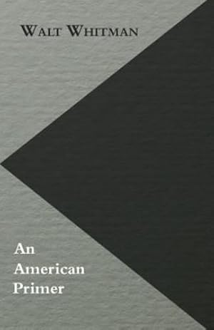 Bild des Verkufers fr An American Primer [Soft Cover ] zum Verkauf von booksXpress