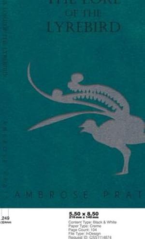 Image du vendeur pour The Lore of the Lyrebird [Hardcover ] mis en vente par booksXpress