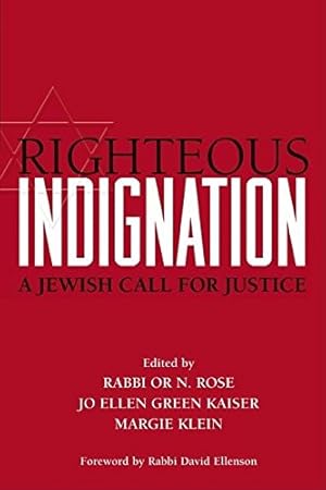 Seller image for Righteous Indignation: A Jewish Call for Justice [Hardcover ] for sale by booksXpress
