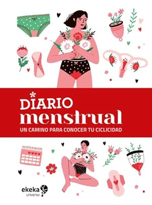 Seller image for Diario menstrual tapa roja/ Period Journal Red Cover -Language: Spanish for sale by GreatBookPrices