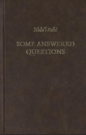 Imagen del vendedor de Some Answered Question a la venta por GreatBookPrices