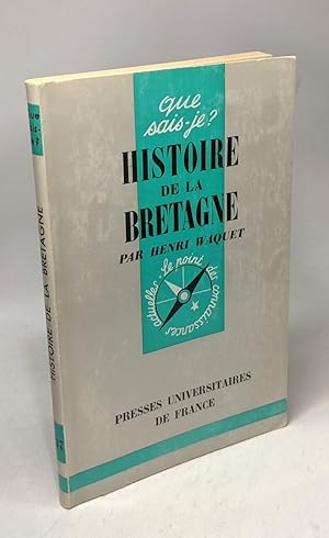 Seller image for Histoire de la Bretagne / Que sais-je for sale by crealivres