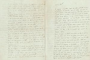 manuscrit signé "Onoffrio" sur Cendrillon, opéra-féérie de Nicolo ISOUARD