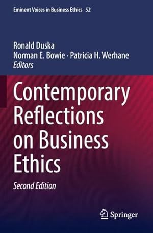 Immagine del venditore per Contemporary Reflections on Business Ethics (Issues in Business Ethics, 52) by Duska, Ronald [Paperback ] venduto da booksXpress